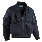 Blouson de vol vintage pour homme vitata - bomber de travail - veste multi - poches - bleu Blouson de vol vintage pour homme vitata - bomber de travail - veste multi - poches - bleu