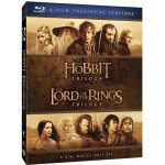 Blu - ray le hobbit et le seigneur des anneaux les trilogies - version cinma