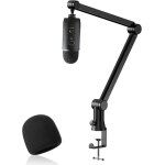 Blue yeti bras micro blue yeti yeti x pied de micro avec filtre anti pop bonnette micro support de microphone ...