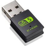Bluetooth cl wifi usb pour pc ac600 mbps adaptateurs bluetooth 42 dongle 24 ghz / 58 ghz carte pour ...