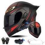 Bluetooth modulable casque moto homologué ece flip up casque adulte moto avec double visière casque integral ... Bluetooth modulable casque moto homologué ece flip up casque adulte moto avec double visière casque integral ...