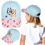 Bluey casquette pour l�t� en coton rose turquoise pour filles 100% coton 54 cm
