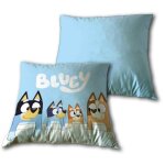 Bluey coussin enfant dcoratif et range pyjama 35x35 cm
