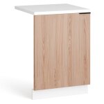 Blumfeldt woodvista meuble pour lave - vaisselle encastrable plan de travail robuste intgration parfaite ...