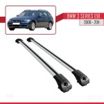 Barres de toit - ace - 1 - bmw 3 series e91 touring - aluminium gris - 2 barres - charge < 300 kg