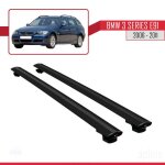 Pour bmw 3 series e91 touring 2006 - 2011 basic model universel barres de toit railing porte - bagages ...