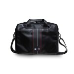 tui pour ordinateur portable - bmw - carbon red stripes - 16 pouces - carbone - noir