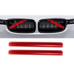 Pour bmw f20 f21 f30 f31 f32 f33 g30 g31 bande garniture barre rouge calandre