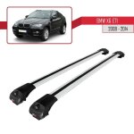 Pour bmw x6 (e71) 2008 - 2014 barres de toit ace - 1 railing porte - bagages de voiture / gris
