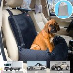 Bo&chao si�ge dauto pour chien petit et moyen mat�riau doux et court en peluche offrant un environnement ...