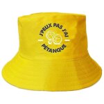 Bob coton jai ptanque jaune