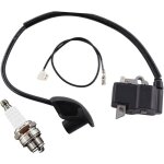 Bobine dallumage avec bougie allumage pour stihl fs120 fs120r fs200 fs200r fs250 fs300 fs350 fr350 bt120 ...