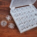 Bobines transparentes universelles pour machines � coudre compatibles singer brother janome lot de 25 ...