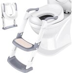 R�ducteur de wc pour enfants - yyv - abattant universel - r�glable - blanc - 81 kg