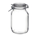 Bocal de conservation - bormioli - fido - 2l - verre hermétique - transparent Bocal de conservation - bormioli - fido - 2l - verre hermétique - transparent
