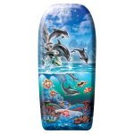 Bodyboard enfant aroona fish 82 cm - dauphin - bleu