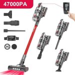 Bogone - aspirateur balai sans fil puissant avec Écran tactile aspirateur sans sac 500w / 47kpa 65min ... Bogone - aspirateur balai sans fil puissant avec Écran tactile aspirateur sans sac 500w / 47kpa 65min ...