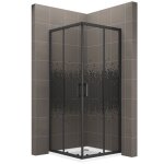 Boha - pix cabine douche h 190 cm portes coulissantes motif pixel dimensions - 80 x 80 cm Boha - pix cabine douche h 190 cm portes coulissantes motif pixel dimensions - 80 x 80 cm