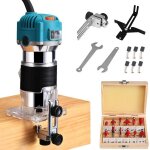 Bois dfonceuse affleureuse lectrique 800w routeur  bois lectrique 31000r / min bits affleureuse  ...
