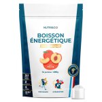 Boisson �nerg�tique isotonique en poudre ? bcaa �lectrolytes & postbiotiques ? 490g go�t p�che - fabriqu� ...
