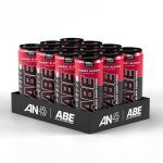 Boissons énergisantes applied nutrition - abe energy cans - cherry slushie pack de 12 Boissons énergisantes applied nutrition - abe energy cans - cherry slushie pack de 12