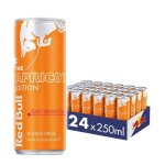 Boisson nergisante red bull - red bull the apricot edition - abricot fraise 24x250ml