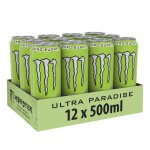 Boissons nergisantes sans sucre monster energy - monster energy ultra zero sugar - paradise pack de ...