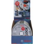 Bote de 10 disques  trononner x - lock standard pour inox 125 x 1, 6 mm t41 - bosch - 2608619364