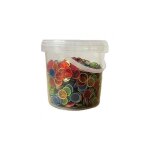 Boite 1200 pions magnetiques loto 17 mm multicolore - jetons marquage pour cartons grilles - set accessoire ...