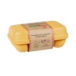 Bo�te 6 oeufs coquille - jaune