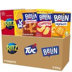 La bote appritif 8 ritz original belin croustilles cacahutes tuc originalbelin crackers monaco emmental ...