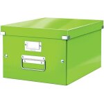 Boite a archive leitz - 60440054 - boite de rangement a4 click - store moyenne taille vert