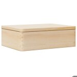 Boîte en bois de pin massif avec couvercle vidaxl - 40x30x23 cm Boîte en bois de pin massif avec couvercle vidaxl - 40x30x23 cm