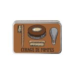 Bote  cirage (garnie) modle mec pompes - derrire la porte (dlp)