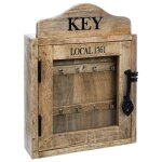 Boîte à clé - atmosphera - manguier - 30x40 cm - intérieur - marron Boîte à clé - atmosphera - manguier - 30x40 cm - intérieur - marron