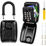 Boite a clef exterieur 12 chiffres boite a cl� avec code avec manille amovible boite a clefs securisee ...