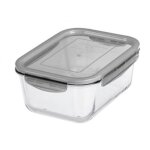 Bo�te de conservation en verre - rectangulaire 025?27l - borosilicate - couvercle � clips - micro - ondes ...