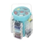 Bo�te � couture polyvalente bleue + 210 accessoires inclus - sewing