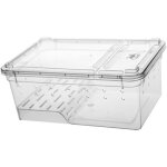 Bo�te dalimentation pour amphibiens transparente terrariums pour araign�e escargot grenouille l�zard ...