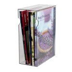 Boite darchive a4 - plastique rigide transparent - sparation centrale