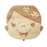 Bote  dents de lait - non spcifi - bois - rsistante - cadeau mignon - souvenir unique