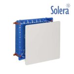 Bote de drivation - solera - encastrable - 24 entres - pvc - 250x250x50mm