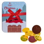 Boite  trennes pre nol garnie de 15 dlicieuses pices en chocolat de nol a offrir  nol ou en ...