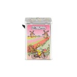 Bo�te � fen�tre farine ( + bec verseur) mod�le tulipes - derri�re la porte (dlp)