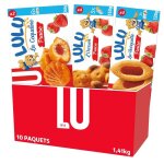 La bote fruit lulu assortiment biscuits gteaux 4 barquette pulpe fraise 2 coqueline fraise 4 lourson ...