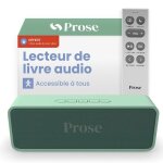Liseuse de livres audio prose - simple et sans cran - 16 go - large catalogue de livres  couter