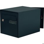 Bo�te � lettres double face anthracite - decayeux