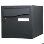 Boîte aux lettres individuelle simple face encastrable - préface - renz - gris anthracite Boîte aux lettres individuelle simple face encastrable - préface - renz - gris anthracite