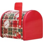 Bote aux lettres de nol bote aux lettres en fer tain botes de rangement avec couvercles pour enfants ...