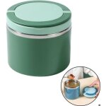Boîte à lunch isotherme en acier inoxydable 630 ml avec poignée contenant alimentaire sous vide tasse ... Boîte à lunch isotherme en acier inoxydable 630 ml avec poignée contenant alimentaire sous vide tasse ...